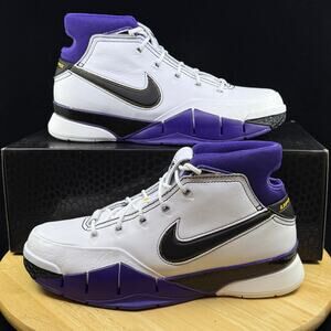 Nike Kobe I Protro White Black Court Purple IM0542-100 Size 10.5